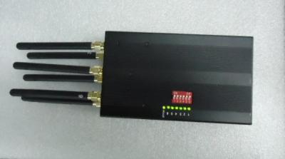 Jammer portátil ET-808HI para o costume, 1500 do sinal de GPS de 6 antenas - 1600MHz