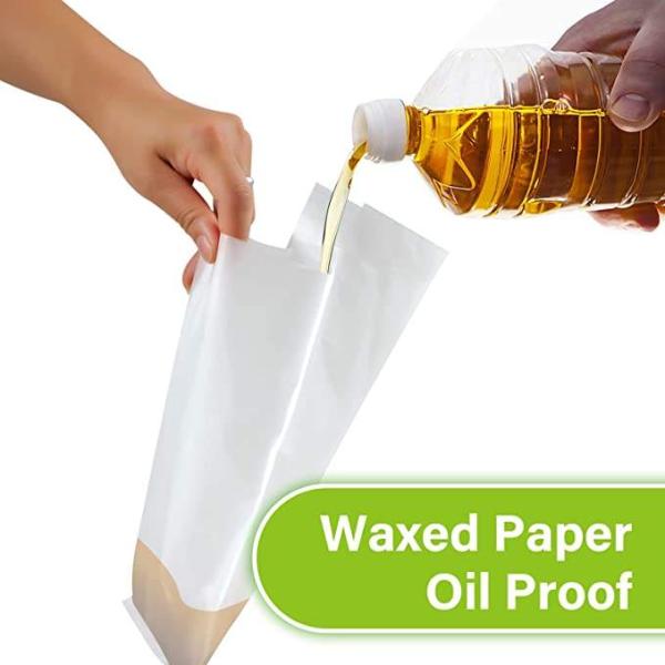 Eco Friendly Glassine Food Storage Bags Disposable Glassine Cookie Bags For Packing Items