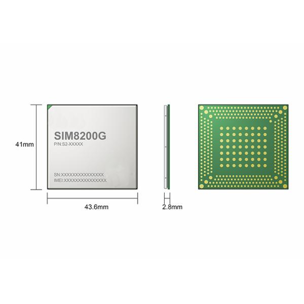 Multi радио SIM8200 модуля SIM8200G диапазона 5G NR передача данных до 4,0 Gbps