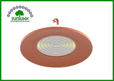 Compact 120W High Bay LED Lights Orange Lampshade Type For Bread Processing Factory