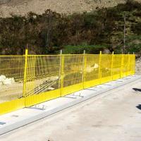 Barrière de protection des bords de revêtement en poudre en polyester pour la construction de ponts