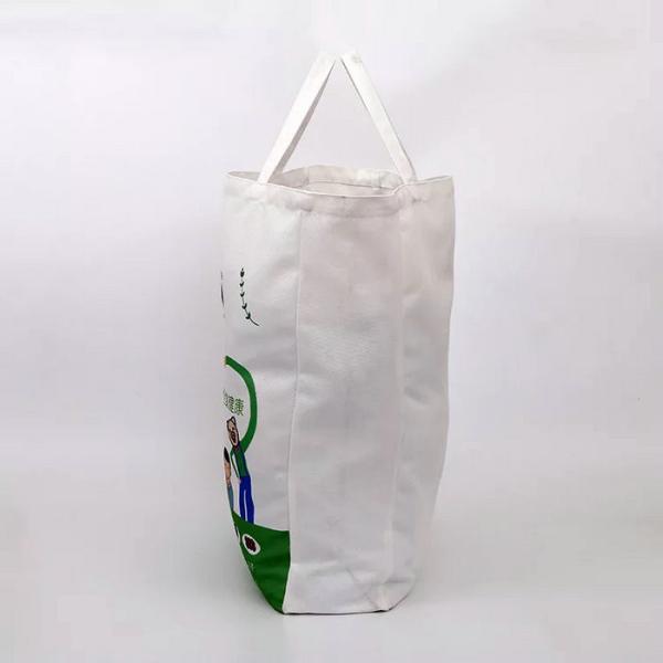 Star Point Navy Canvas Tote Bag  / Small Reusable Canvas Gift Bags