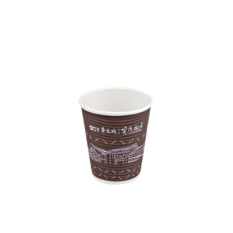 Компостируемый двойные кофейные чашки устранимое 12oz стены для напитка