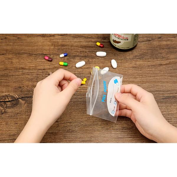 Medicine Bags, Zip lockk Accessory Bags, Pill Baggies, Supplements organizer, Medication Pouch, Vitamin Storage