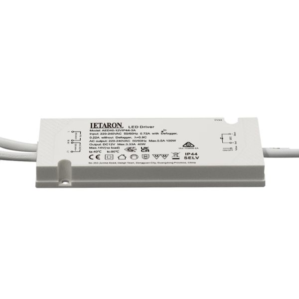 Letaron GenIII 40W 12V Mirror LED Driver with Defogger Relay and Cables