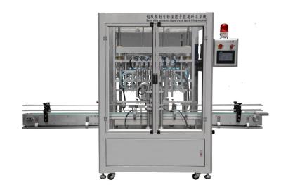 Cabeça 8 3KW de aço inoxidável de creme líquida da máquina de enchimento do pistão de AFLS HMI