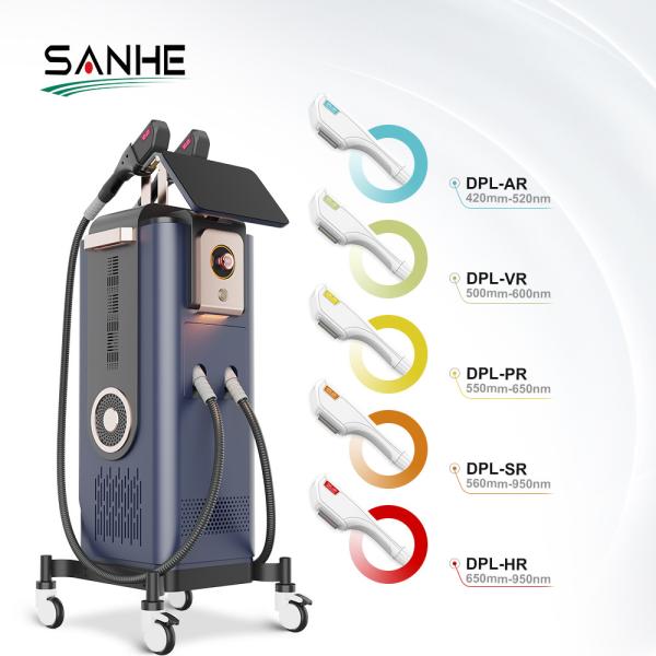 Pele profissional do rejuvenescimento da pele da remoção DPL do pigmento da remoção do cabelo que aperta a máquina do laser