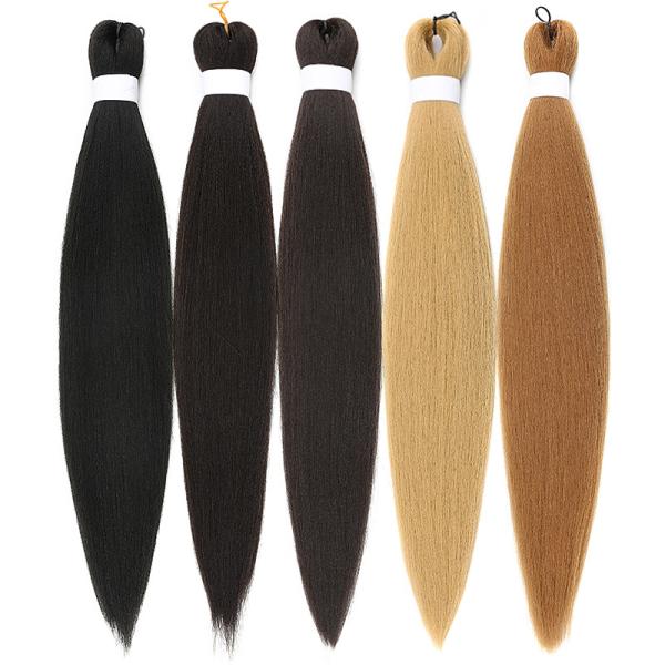 Synthetic Hair Fiber Braiding Hair Extension Pre Stretched 150%/180%/200%/250% Density