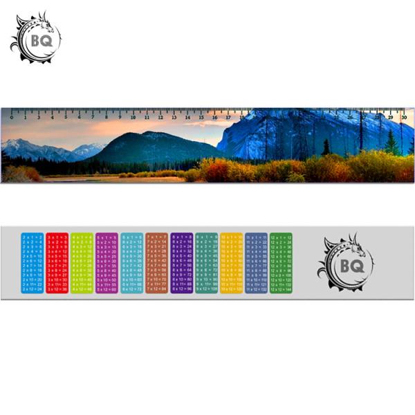 Lightweight Recycled Lenticular 3D Pictures Custom Ruler For School Student