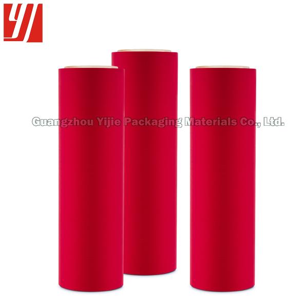 3 фильм красного BOPP дюйма мягкого прикосновения ядра прокатывая