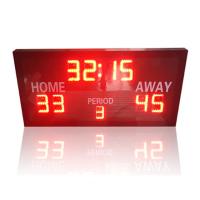 Marcador electrónico ultra fino del baloncesto del LED con el control remoto