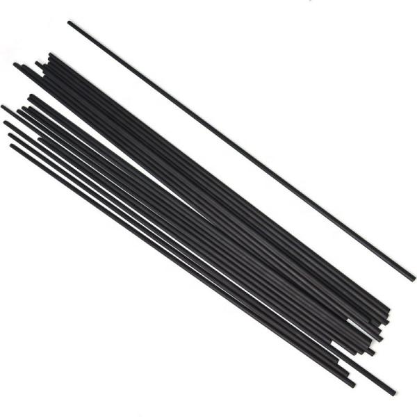 Black Outdoor 8mm Fiberglass Tube Shaft Round Fiberglass Tubing