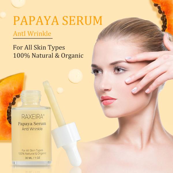 Liquid Papaya Organic Face Serum With Hyaluronic Acid Anti Wrinkle