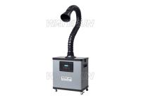 Extrator químico móvel das emanações do laboratório com sistema de alarme de obstrução do filtro