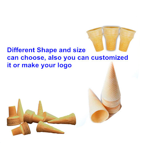 High Quality Ice Cream Waffle Cone Maker / Rolled Sugar Pizza Donut Ice Cream Cone Machine Price