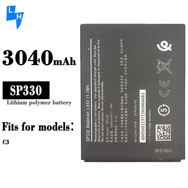 3040mAh SP330 Battery For Nokia C3 2020 TA-1258 Battery Protection Double IC Protection