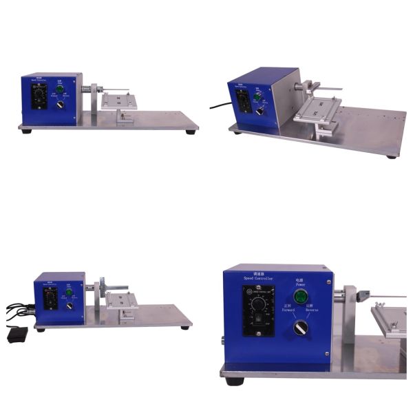 Laboratory Polymer Battery Electrode Winder Winding Machine For Positive And Negative Sheets