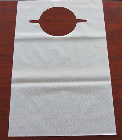 Disposable water proof dental apron for hospital or dentsit clinic ,white apron with Paper+PE