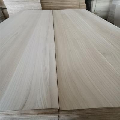 Edge Glued Solid Paulownia Wood Board With Eco Friendly Glue Customized
