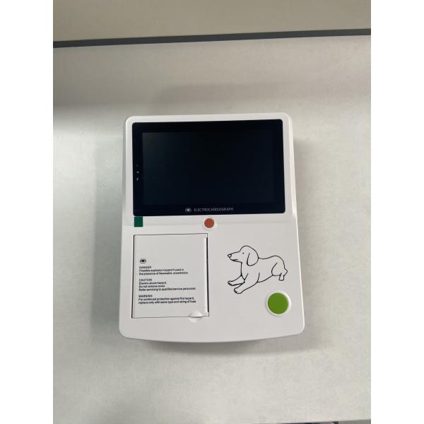 Medical Hospital Digital Touch Screen 3 Channel 12 Lead ECG EKG Machine For Vet