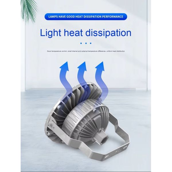 100W Explosion-proof LED Light with 5-Year Warranty and IP66 Rating for Hazardous Areas