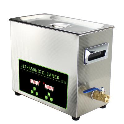 equipamento de limpeza ultrassônico dental do óleo de motor do laboratório do líquido de limpeza 40khz de 6.5L Benchtop