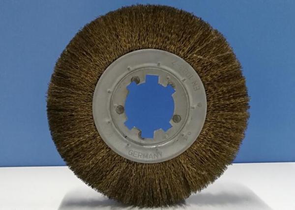 High Density Steel Wire Wheel Brush / Circular Wire Brush With Keyseat