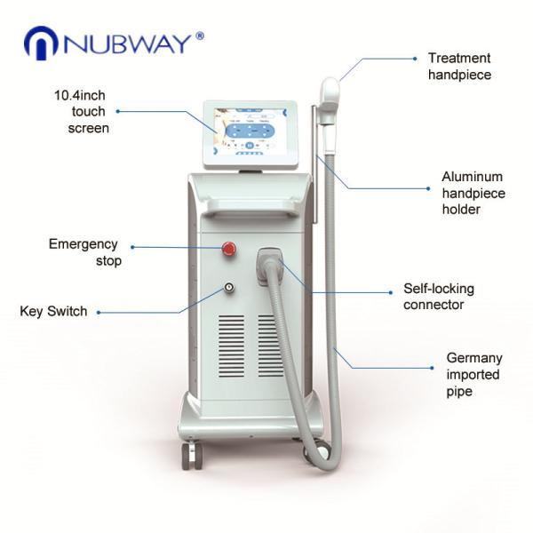 Professional Triple Wave length 1064nm 755nm 810nm diode laser hair removal