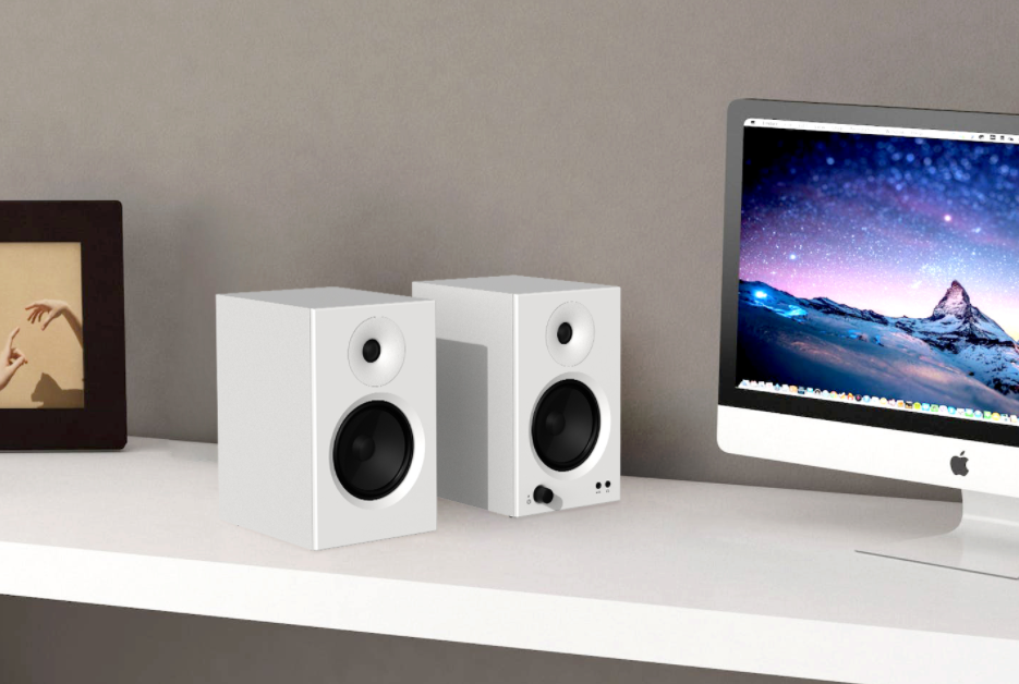 60W Big Bass Subwoofer Wireless Bluetooth Speaker - High Quality Bookshelf and Desktop Speaker for PC