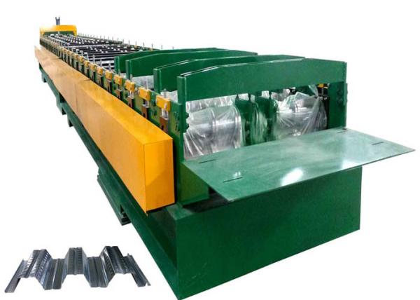 Hydraulic Press Steel Floor Metal Deck Roll Forming Machine Custom Logo