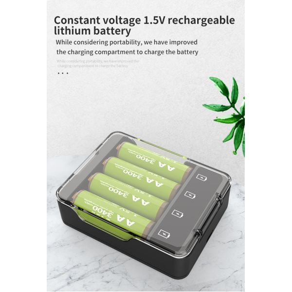 Cylindrical 1.5V AA Rechargeable Battery For Air Conditioning TV Remote Control