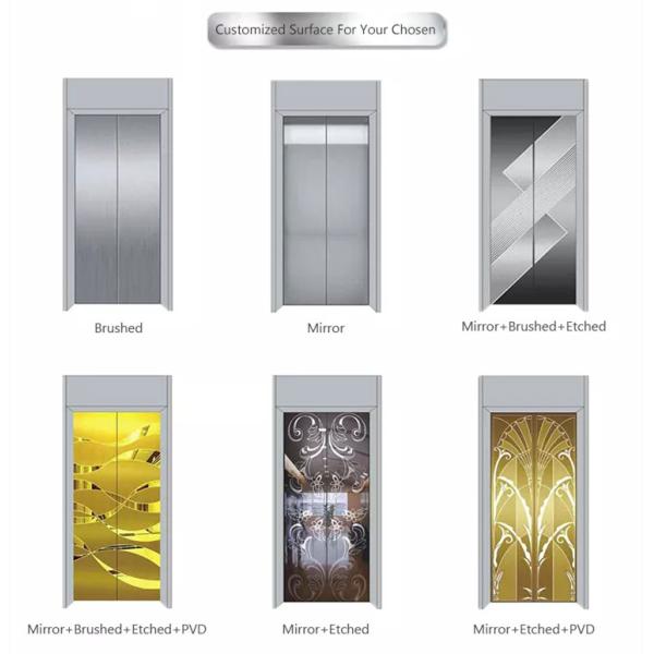 304 Etched Metal Elevator Stainless Steel Sheet Door Corrosion Resistant