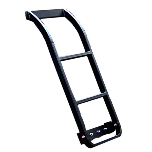 2013-2017 Jeep Wrangler JL JK Black Side Ladder for Easy Roof Rack and Tailgate Access
