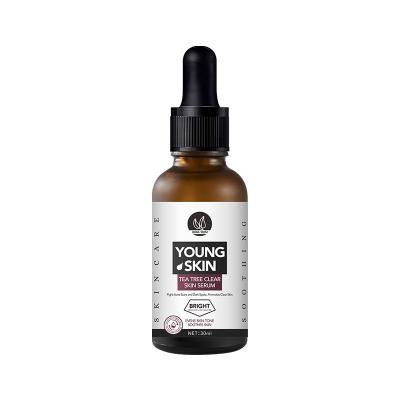 removedor orgânico da espinha da acne do reparo do soro da cara da essência do relevo da árvore do chá do OEM 1oz/30ml