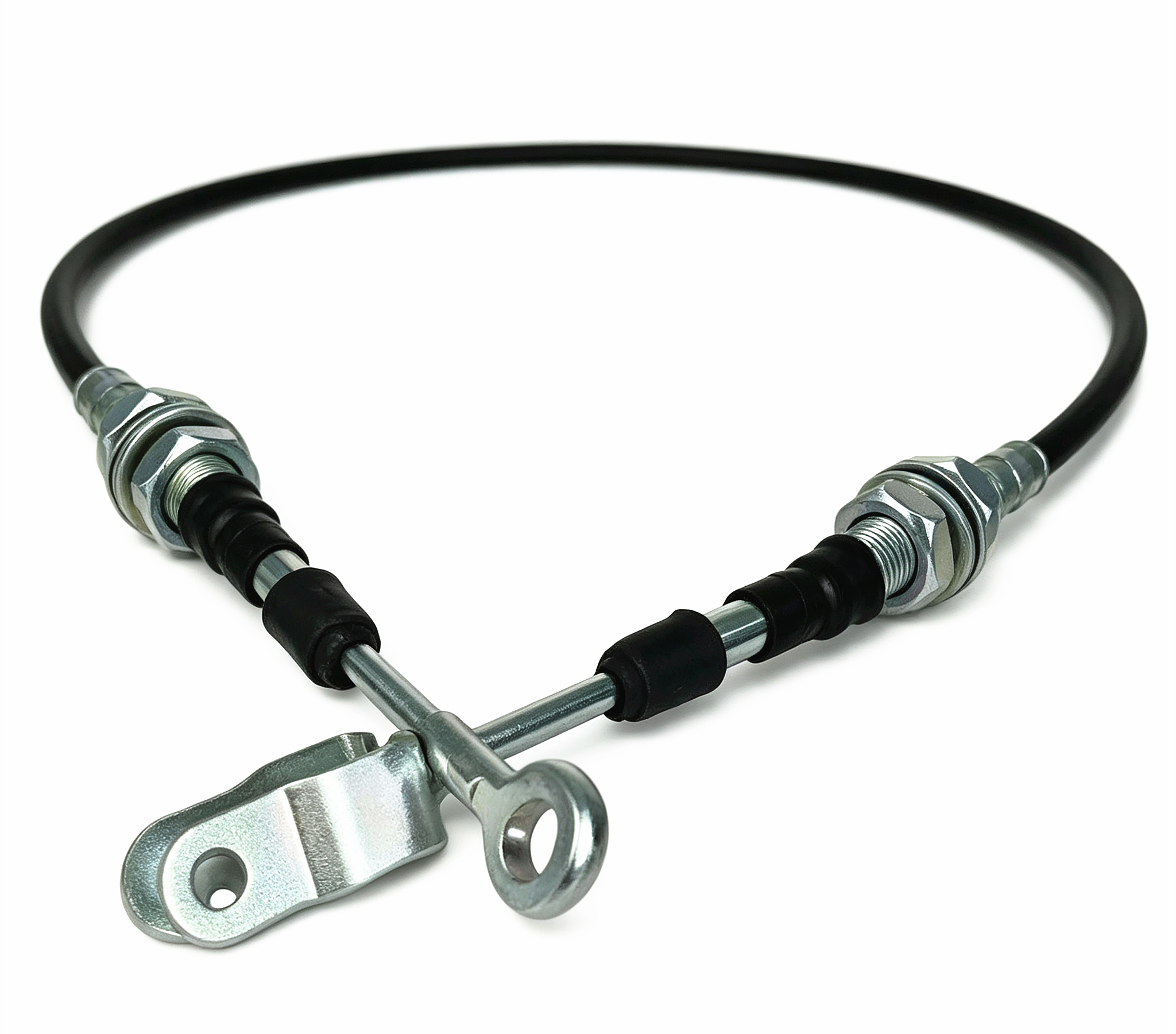 Phidix Bidirectional Push-Pull Control Cable Assembly with Clevis & Eyelet Terminal Ends