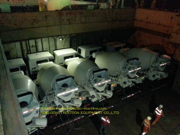 Semi Trailer Concrete Handling Equipment Transit Mixer Truck 12 Cubic Meters