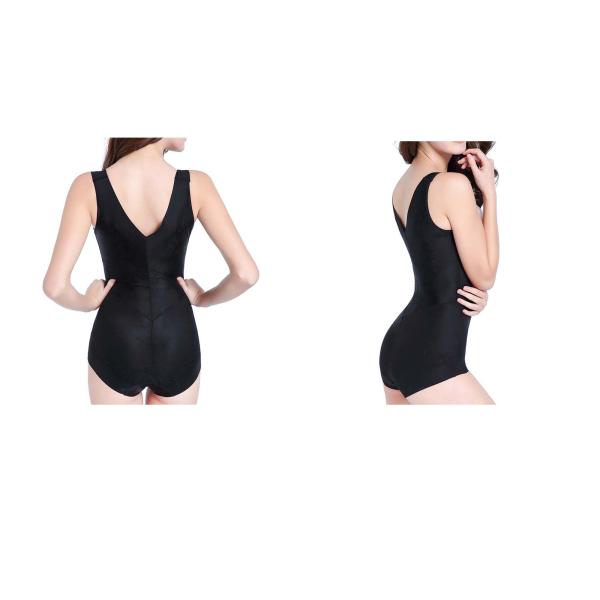 Черный профилировщик тела дам нейлона уменьшает брюшко m к размеру 2XL