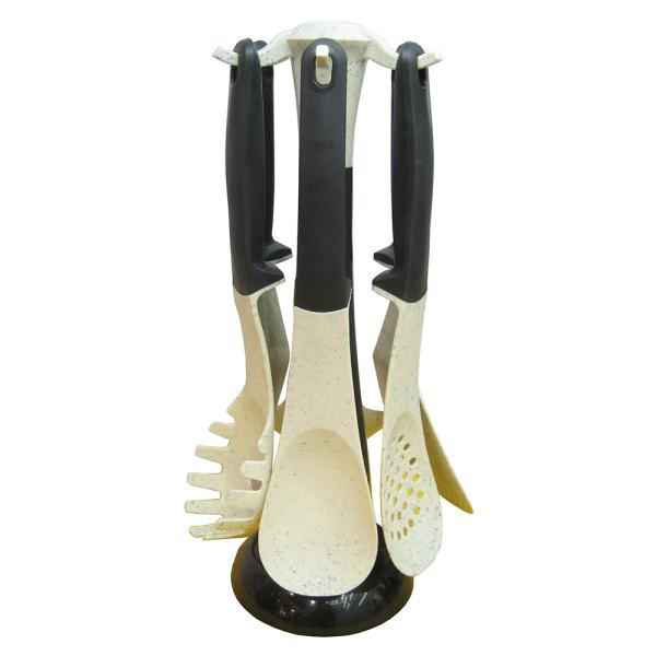 Baby Holiday Pink Kitchen Utensils Set Cooking Tools TPR PP Handle Unique Kitchenware