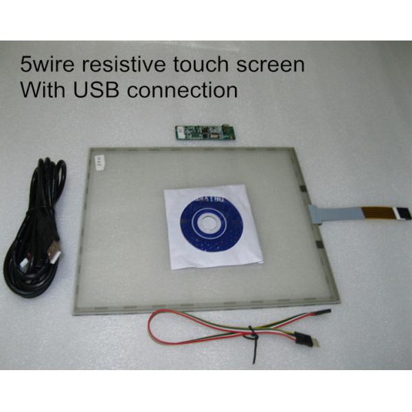 5W RTP 10.4“，12.1”，14.1“ 5Wire resistive  Touch Panel With anti-Glare and USB controller