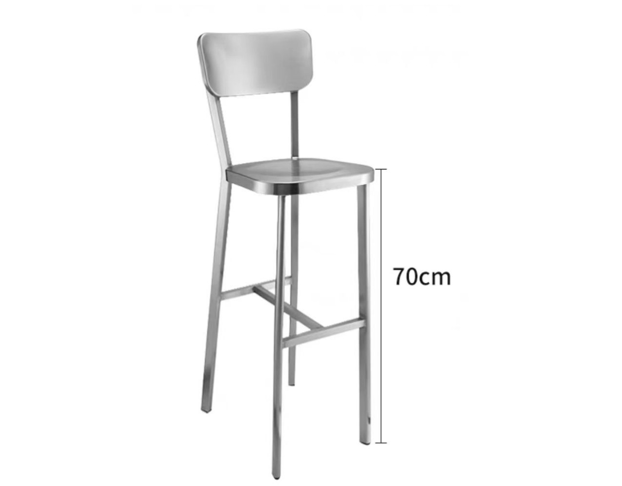 Ergonomic Heavy Duty Lab Stools Rust Proof Stainless Steel Cleanroom Stools Height Adjustable