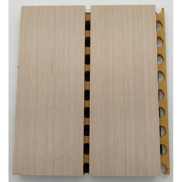 Stadium Natural Veneer Sound Absorbing Grooved Acoustic Panel 59/5mm