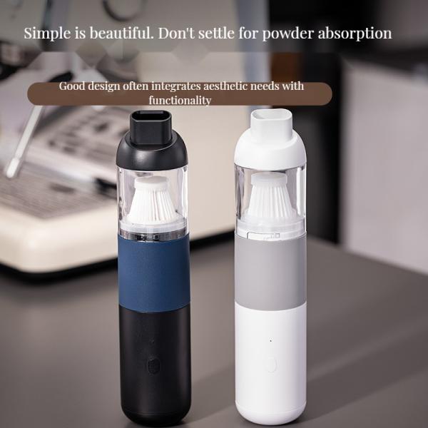 Eco-Friendly Small Rechargeable Desktop Coffee Powder Cleaner for Countertop Cleaning