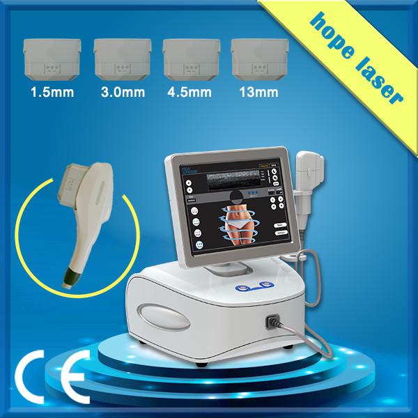 Beauty salon HIFU Ultrasound Machine 15 inch big color touch screen