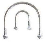 Stainless Steel Pipe Clamps with material 304, 316, 316Ti, China factory supplier