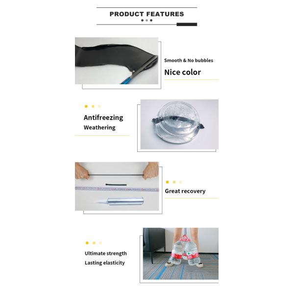 MH571A Windshield Sealant Car Joint Auto Glass Roof RTV PU Silicone Sealant for Automotive Leak