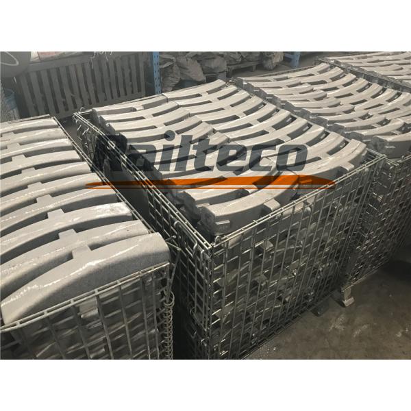 Composite Plain Oiled Railway Brake Blocks Q235 Frame