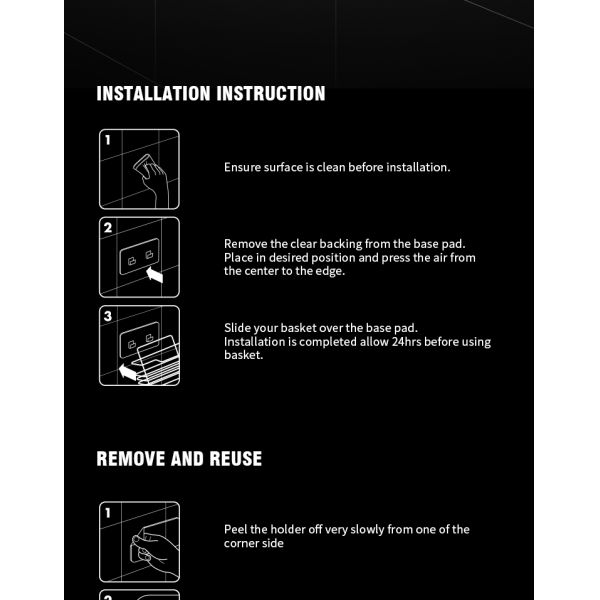 SS201 Bathroom Caddy Holder