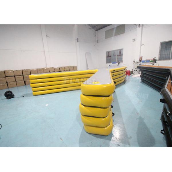 20cm Double Wall Fabric Material Y Shape Floating Pontoon Boat Jet Ski Platform , Inflatable Floating Jetski Dock