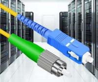 G657A Ftth 1 material do PVC/LSZH do único modo de cabo de remendo da fibra ótica do núcleo