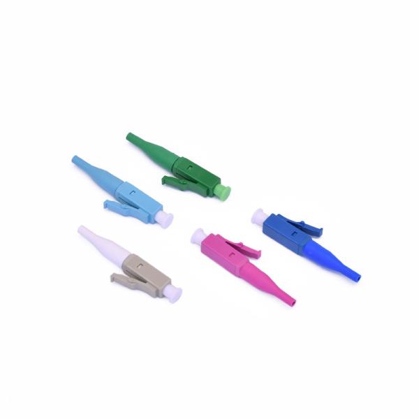 0.9mm connecteur LC PC tout plastique en PEI Simplex Duplex pour FTTH à faible perte